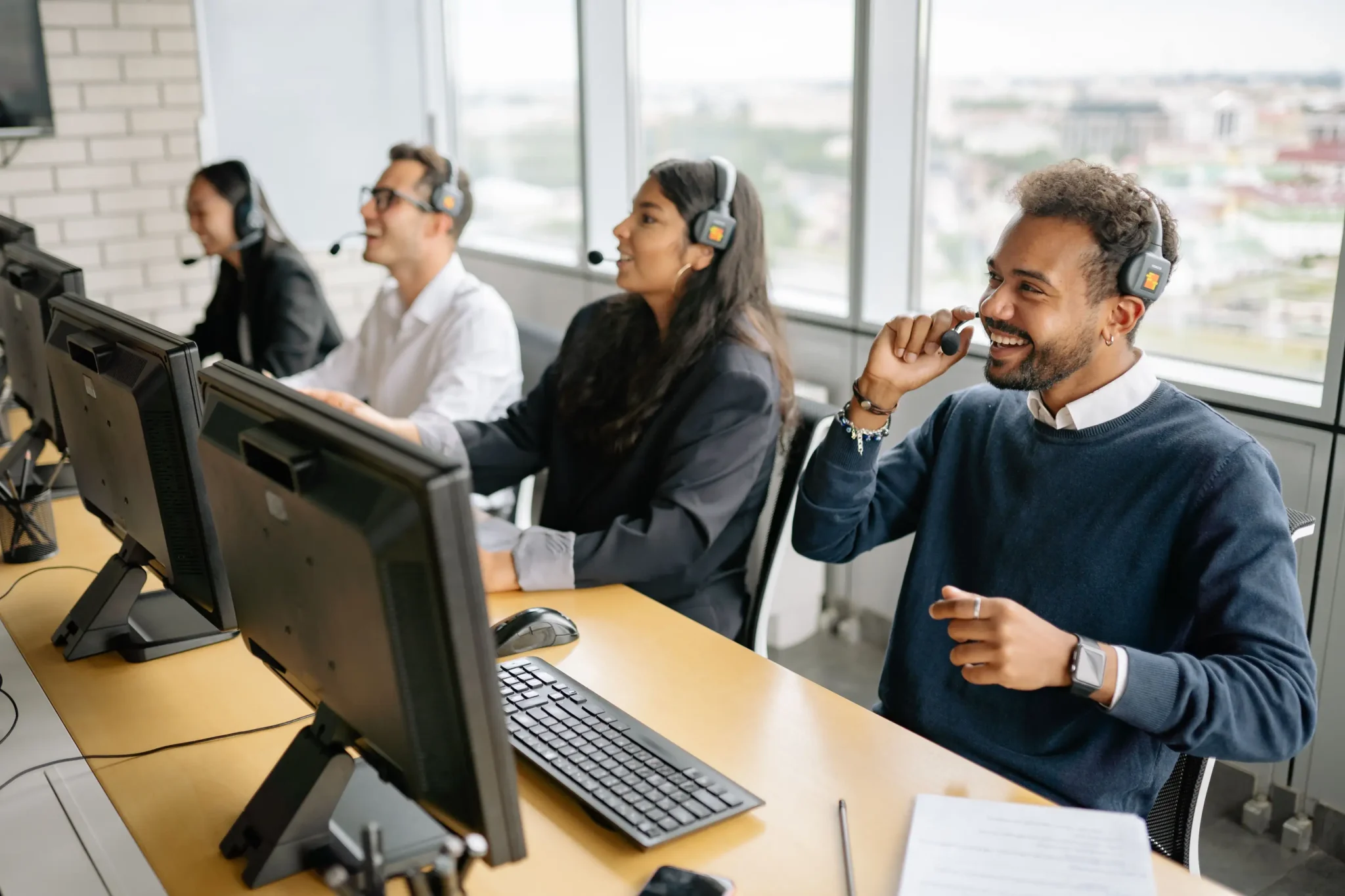 portrait about topic on 15 AI in Call Centers Statistics and Trends Shaping Customer Service in 2026